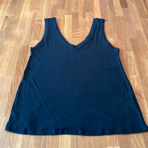 BB Dakota sheer black tank, S (NWOT)